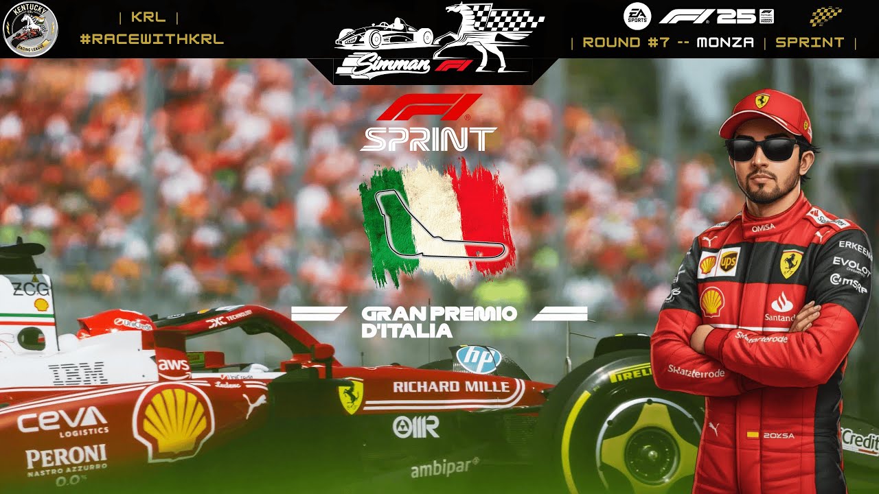 | Italian GP - Monza 🇮🇹 | Round#7 - Sprint | #KRL #F125Gameplay