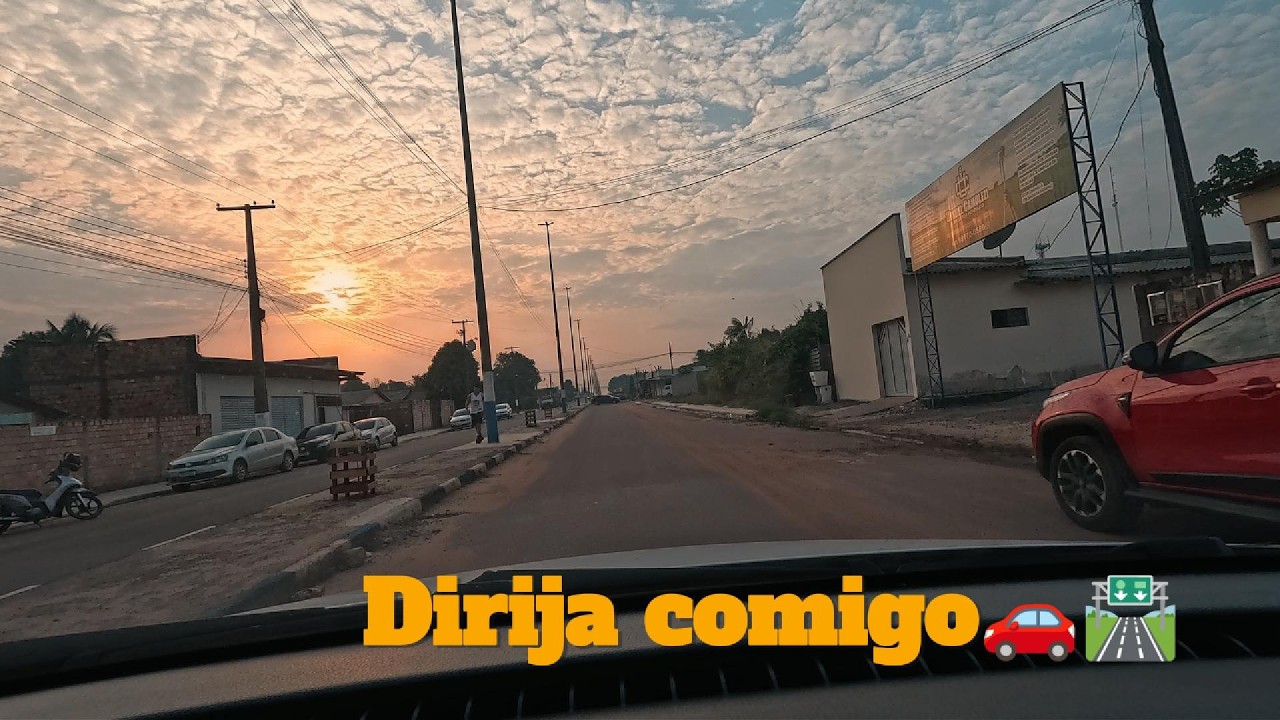 Rolê de carro na cidade de Rorainópolis RR #driving #city