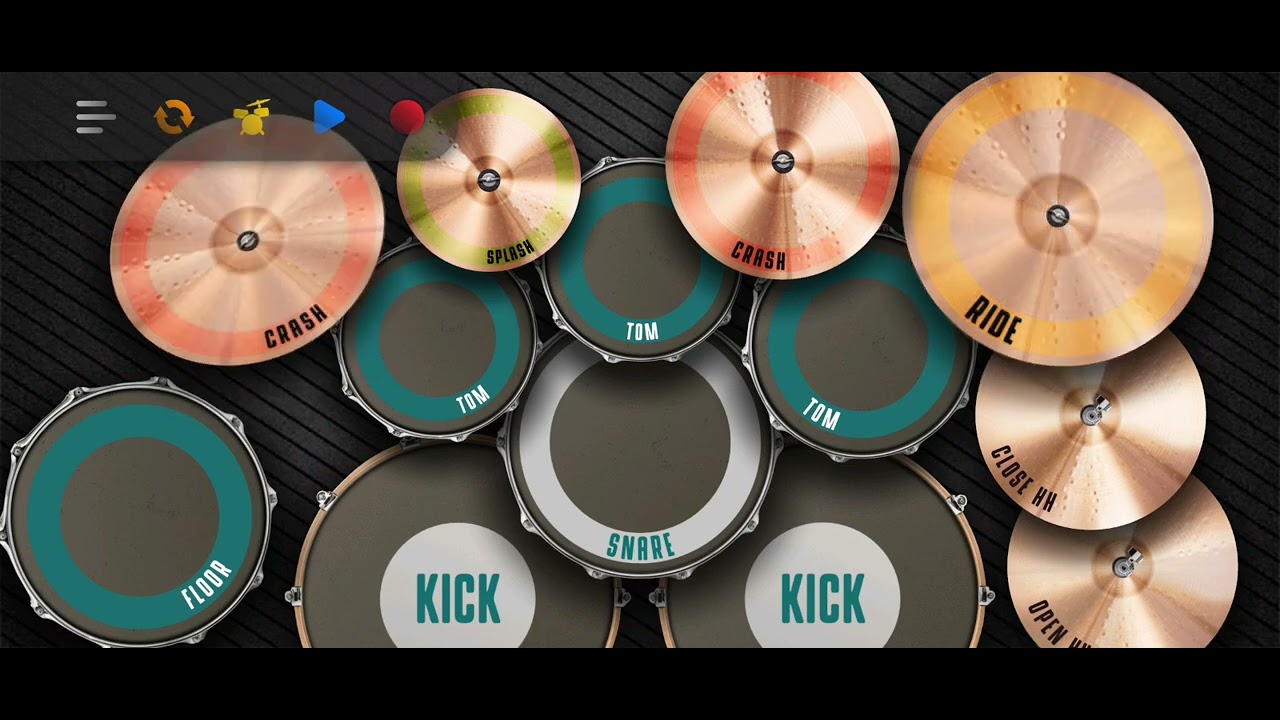 Real drum with sound effects