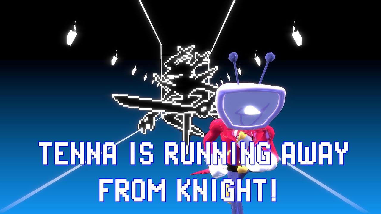 TENNA IS RUNNING AWAY FROM ROARING KNIGHT! | Roaring Knight Nextbot Pack | Garry's Mod (Addon)