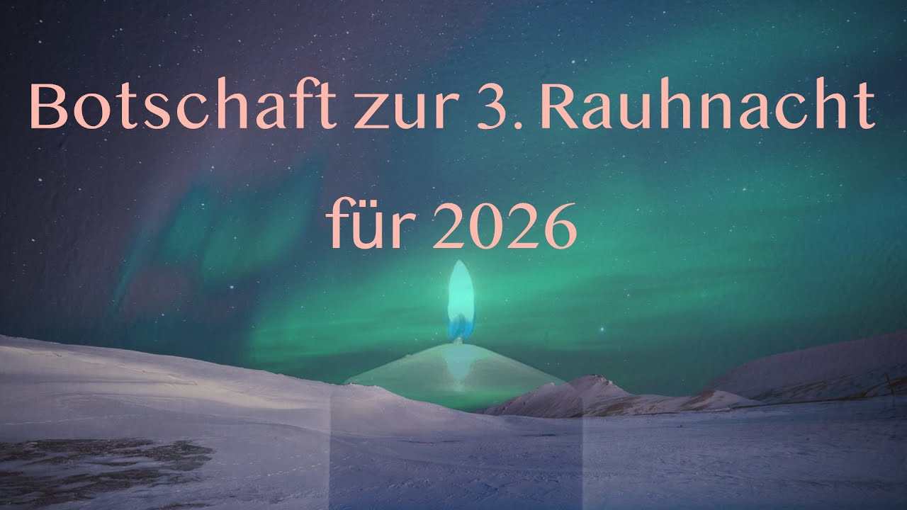 Heilende Klänge für 2026 3. Rauhnacht light, angels, lightbeings - Soundhealing