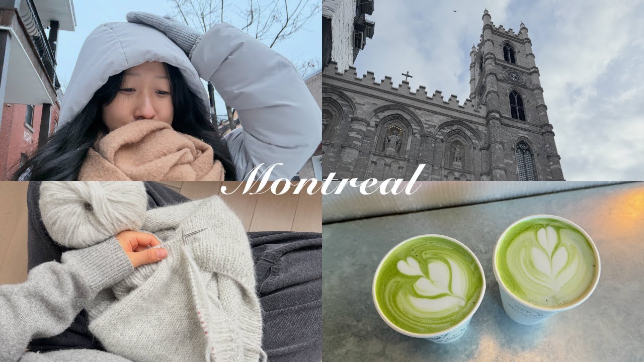Knitting, eating and exploring Montreal