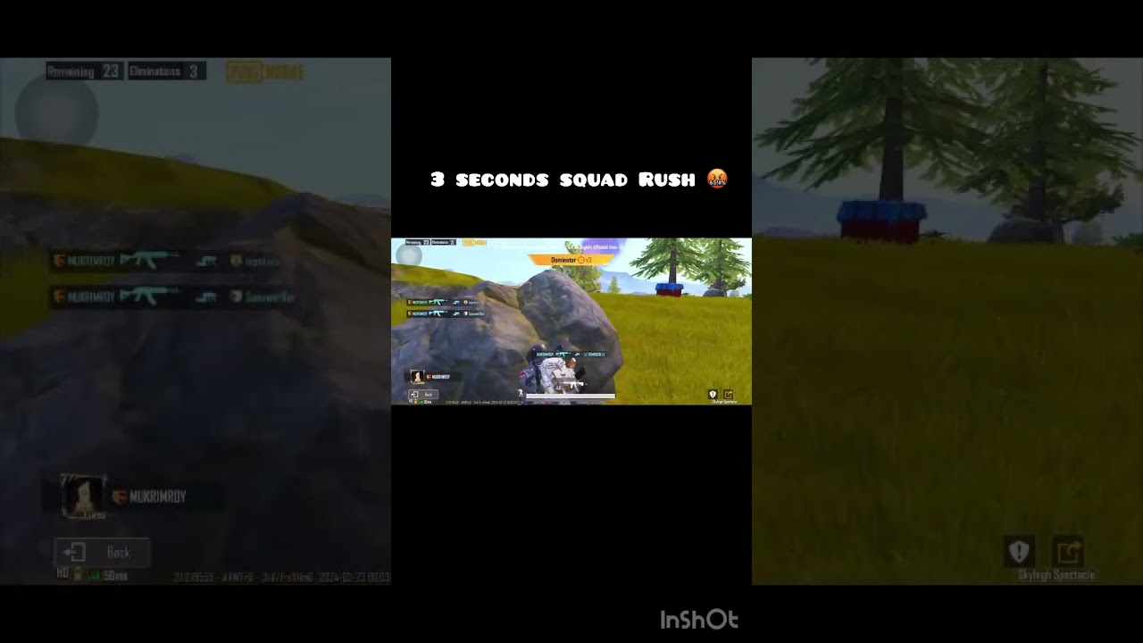 1vs4 3 seconds #pubglite #pubg #pubgmobilelitefastestsnipermontage #bgmi squad push