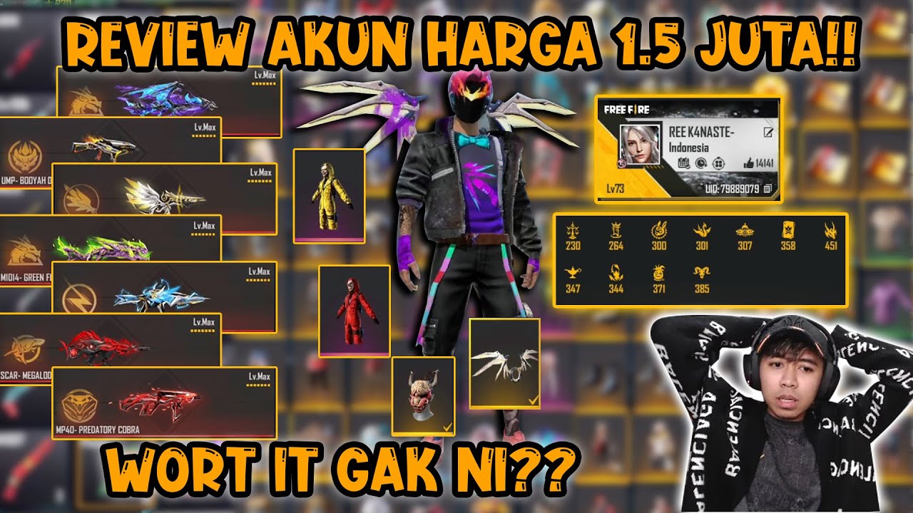 REVIEW AKUN YANG MAU OM ASEP BELI HARGA 1.5 JUTA!? APAKAH KENA TIPU ATAU UNTUNG??
