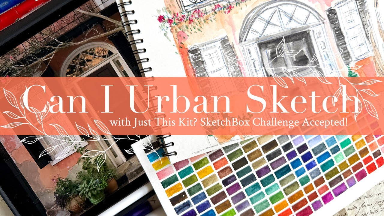 Can I Urban Sketch with Just This Kit? SketchBox Challenge Accepted!