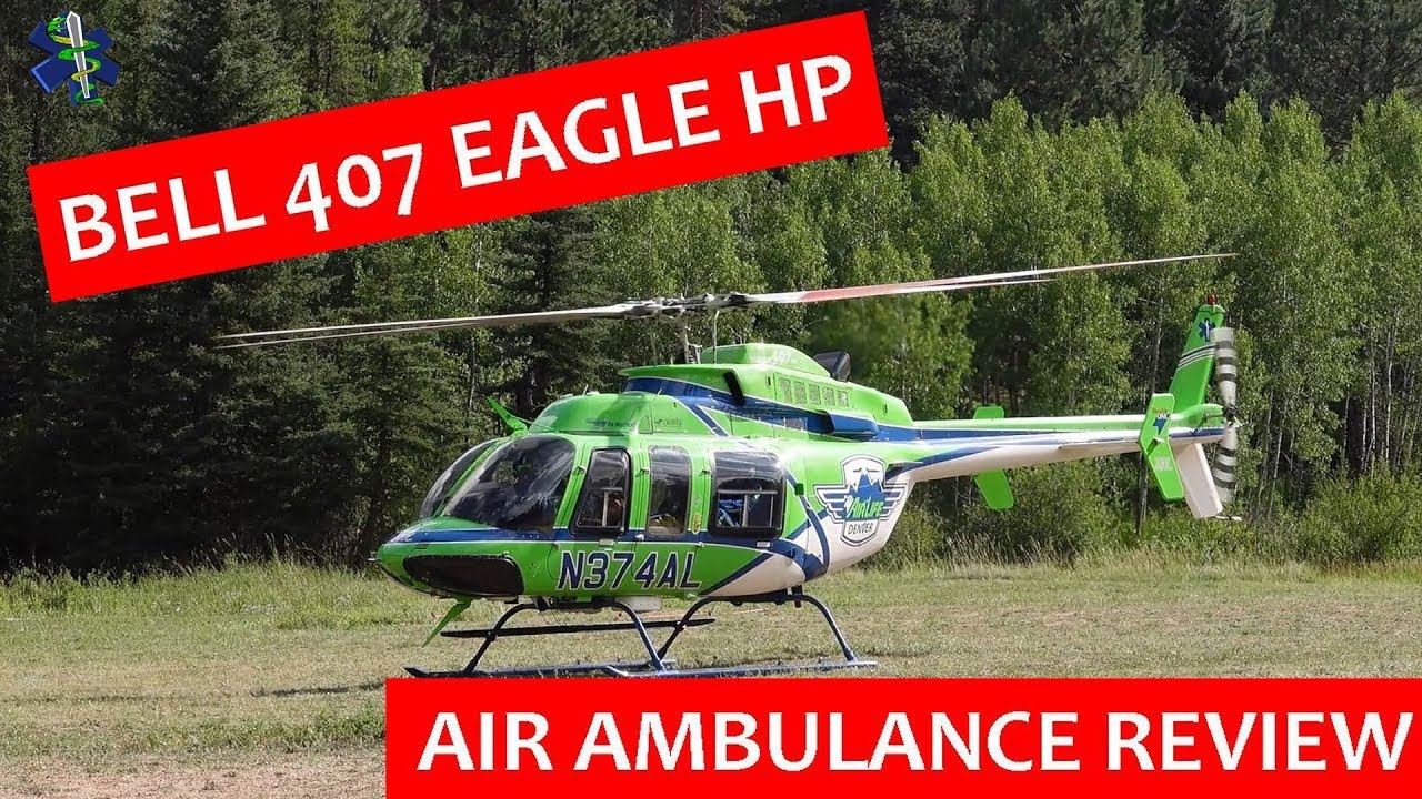 Bell 407 Eagle HP Denver AirLife Medical Helicopter Review and Walk-Around (46)