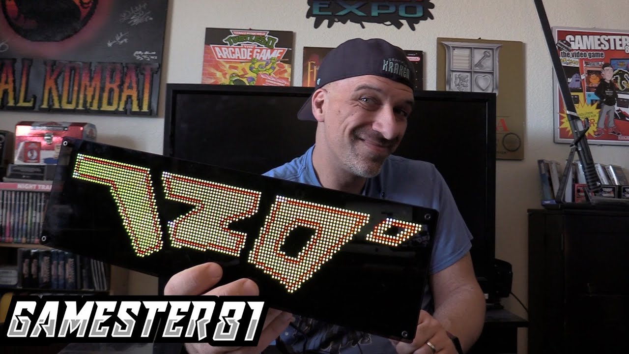 Pixelcade LED Digital Game Marquee, MSU1 Super Game Boy & EmuELEC 4.4 Test Build - Gamester81