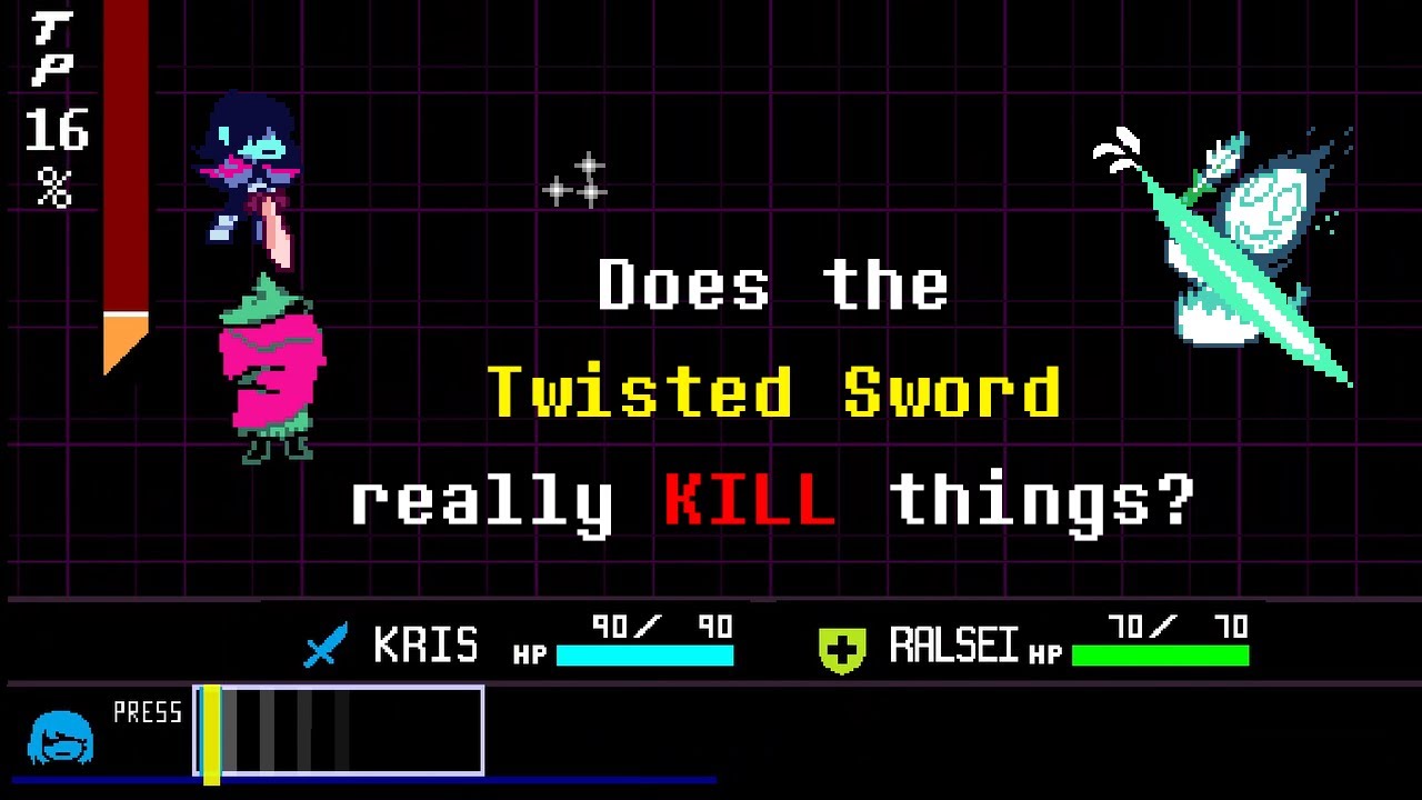 Как на самом деле работает Искривленный Меч в Deltarune?