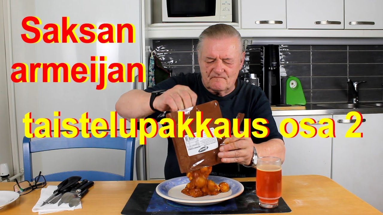 Makutestissä Saksan armeijan taistelupakkaus osa 2