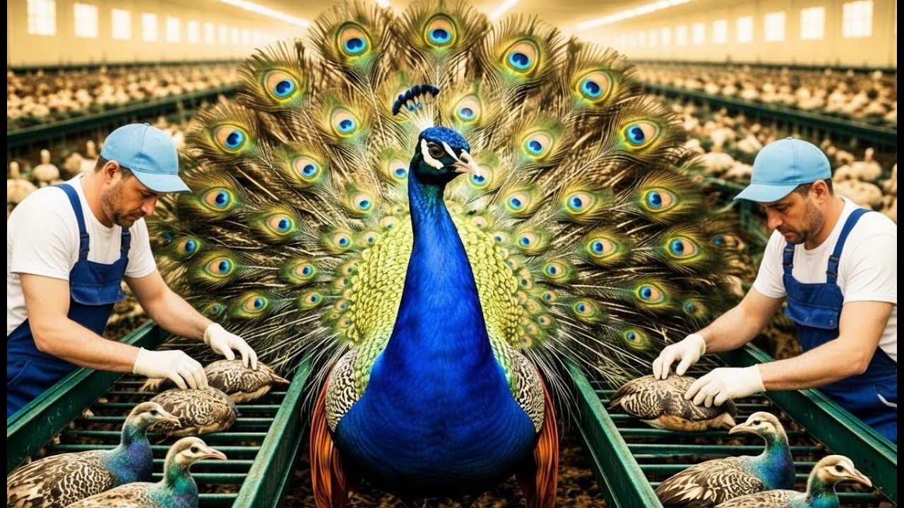 How Millions of Peacocks Are Raised in the World’s Biggest High-Tech Facility