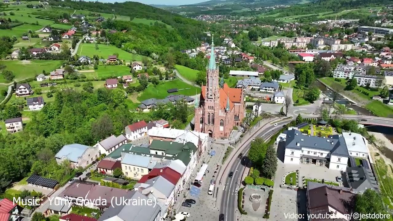 Miasto Grybów🌿 Polska 🌺 Piosenka - GoydaMusic 💛💙