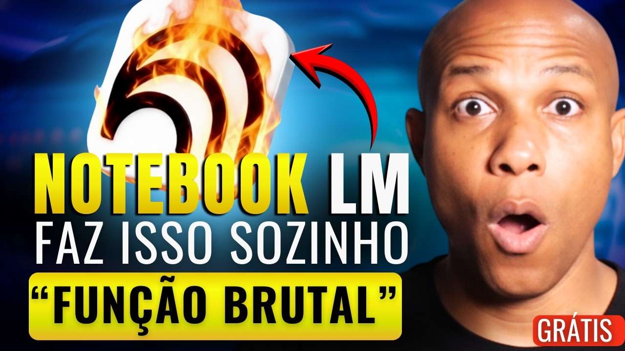 O NotebookLM acabou de quebrar tudo com essa FUNÇÃO!!! e quase ninguém percebeu 🤯