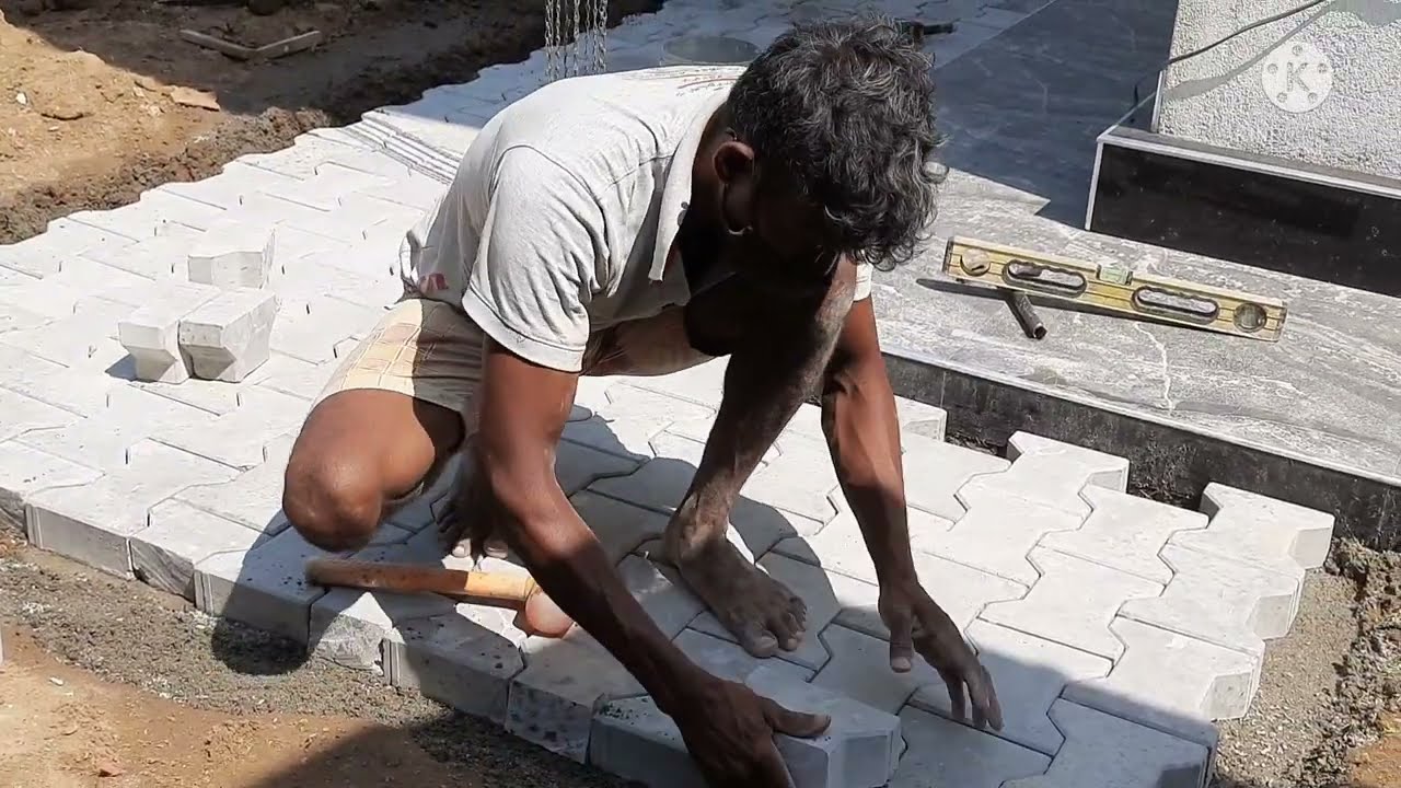 Interlock ගල් ඇතිරීම /Sl mesan guide.