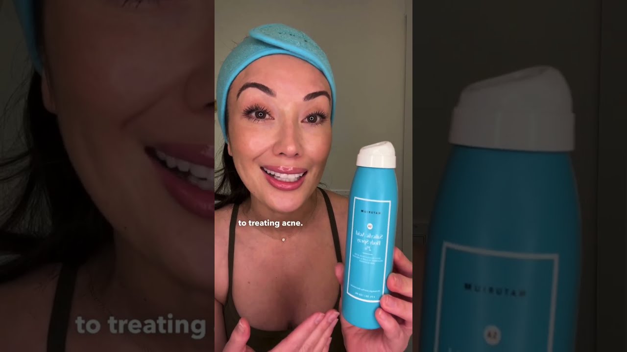 NATURIUM Salicylic Acid Body Spray 2% to Clear & Prevent Blemishes! | Susan Yara
