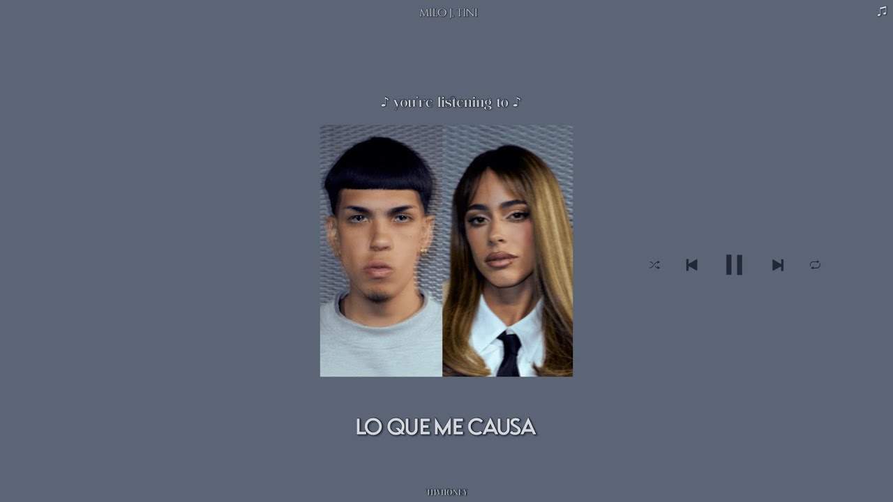 milo j, tini - lo que me causa (sped up + reverb)