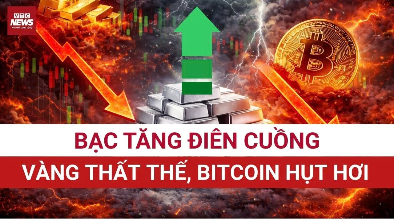 Vàng mất ngôi, bạc bứt phá điên cuồng, bitcoin “chìm” dần dưới đáy: Cuộc chiến khan hiếm sắp ngã ngũ