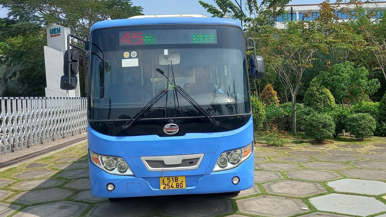 Tuyến xe buýt 45 TP.HCM : ĐH Kinh Tế - Bến Thành - BX Miền Đông) đi Full hành trình lượt đi 