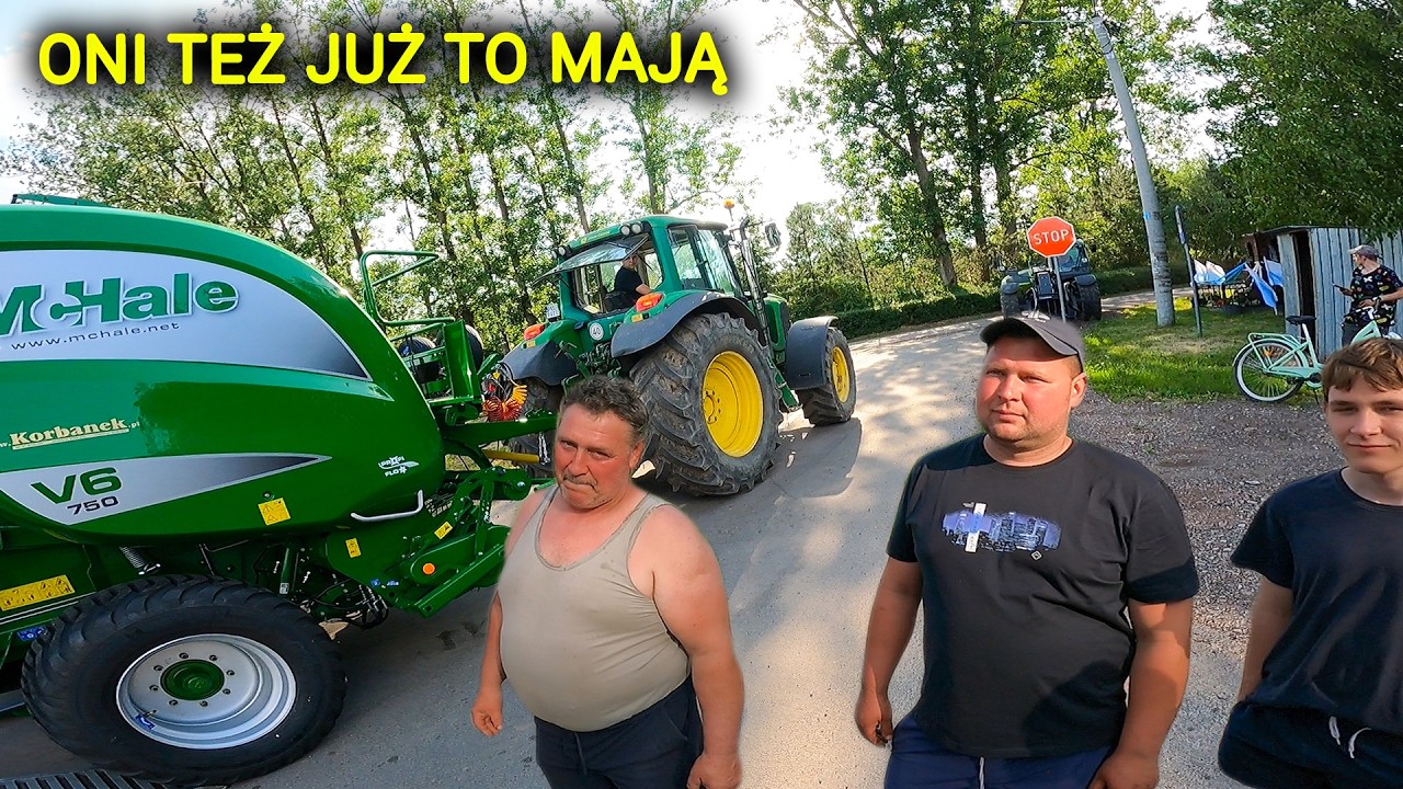 SĄSIEDZI KUPILI PRASY MCHALE, ONI TEŻ MUSIELI TAKĄ MIEĆ