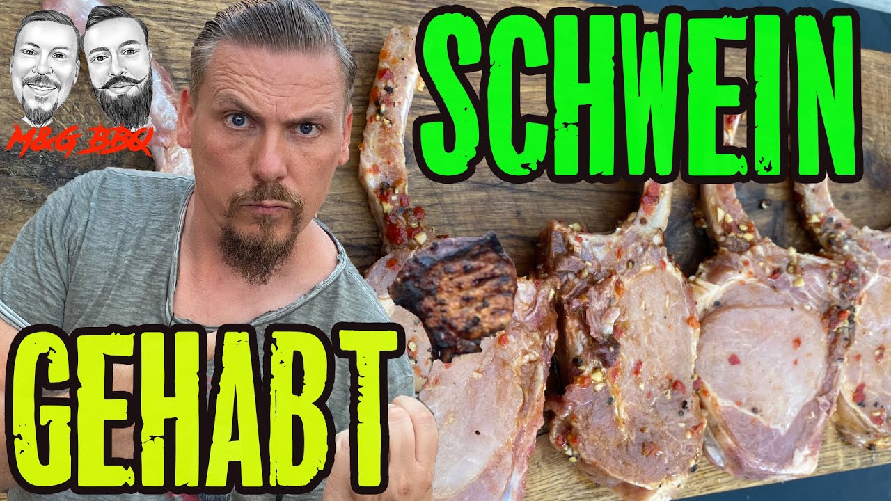 1,7 KG Tomahawk vom Duroc - einfacher und saftiger geht´s nicht - M&G-BBQ