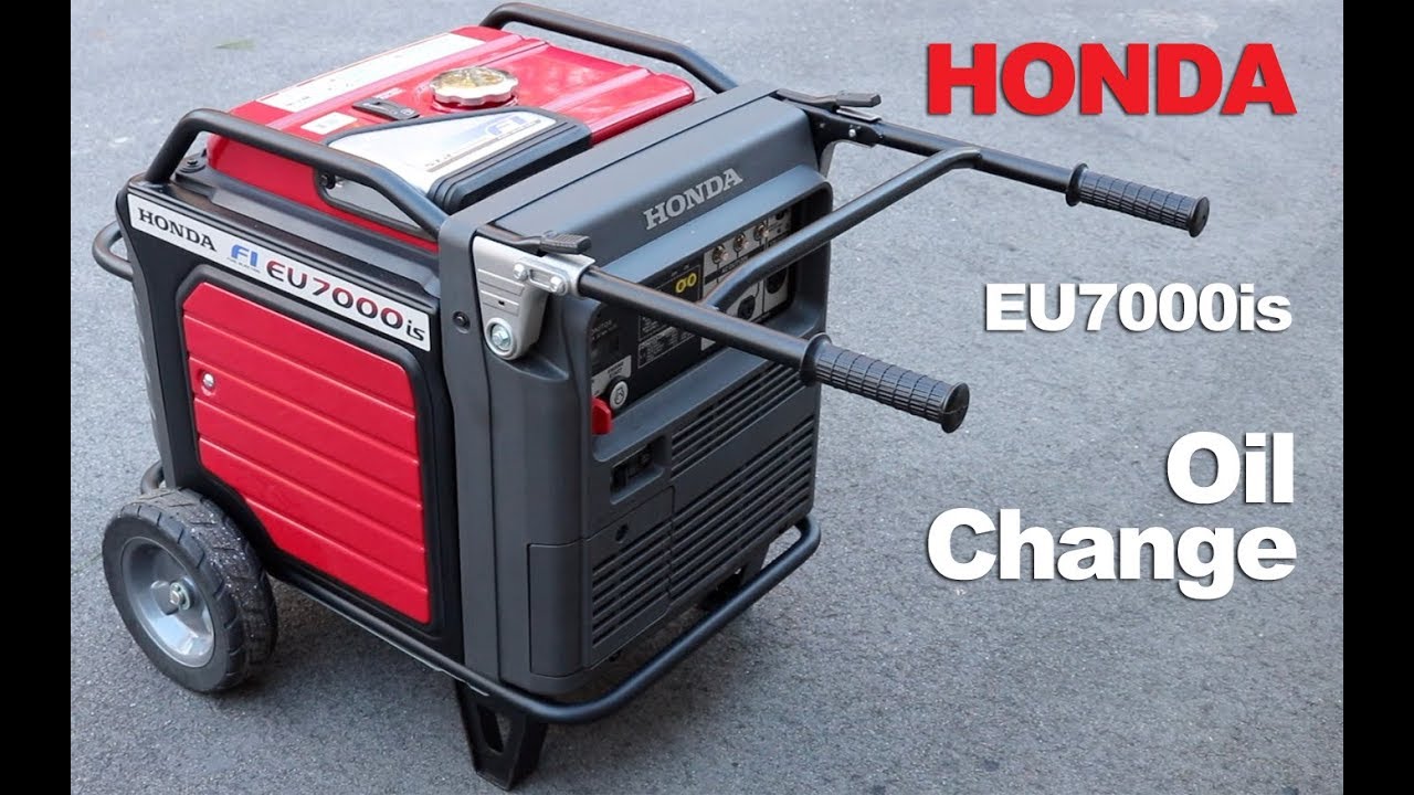 Honda Generator Oil Change - Honda EU7000 How To