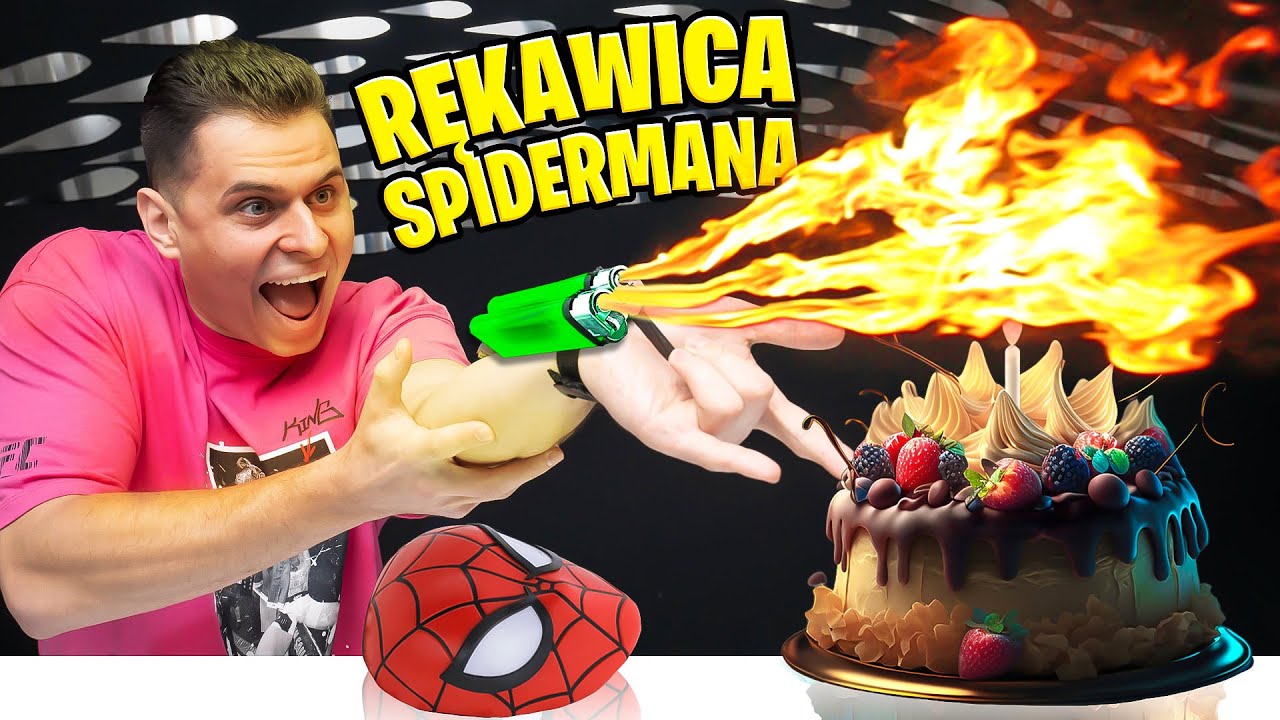 Stworzyłem OGNISTĄ RĘKAWICE SPIDERMANA! Strzela OGNIEM!