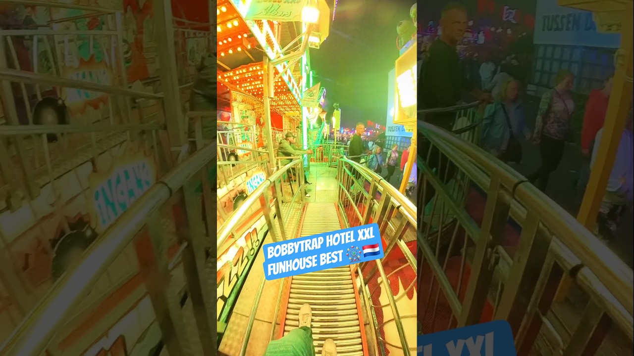 Bobbytrap Hotel XXL Funhouse Best 🎡🇳🇱 #kirmes #kermis #funhouse #ferias #funfair #roblox #ride #fyp