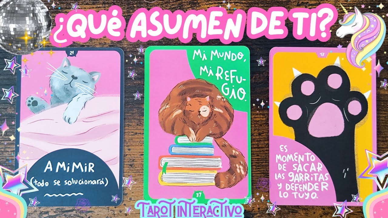 😱¿Qué ASUMEN DE TI vs QUIÉN ERES en VERDAD?😜🤩 Tarot Interactivo🌈 Elige una carta