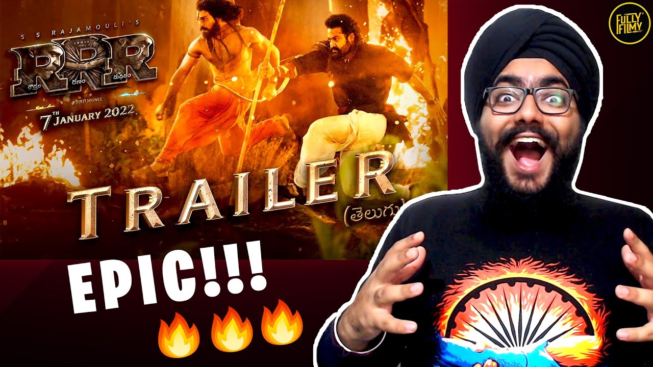 RRR Trailer REACTION | Jr NTR, Ram Charan | SS Rajamouli