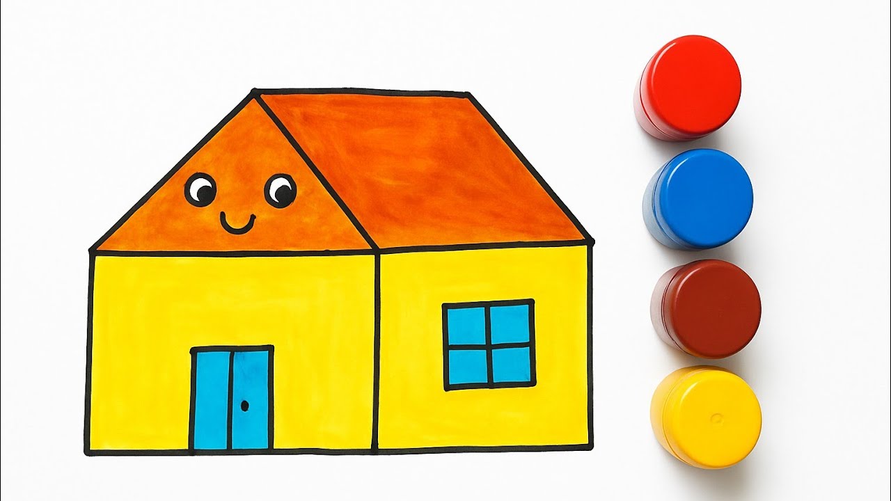 How to Draw Easy step by step Home/House