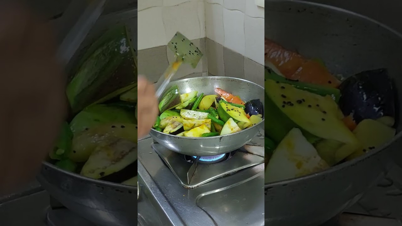 সাবিত্রীর রান্নাঘর: আজকের রেসিপি ধনেপাতা দিয়ে নিরামিষ তরকারি।