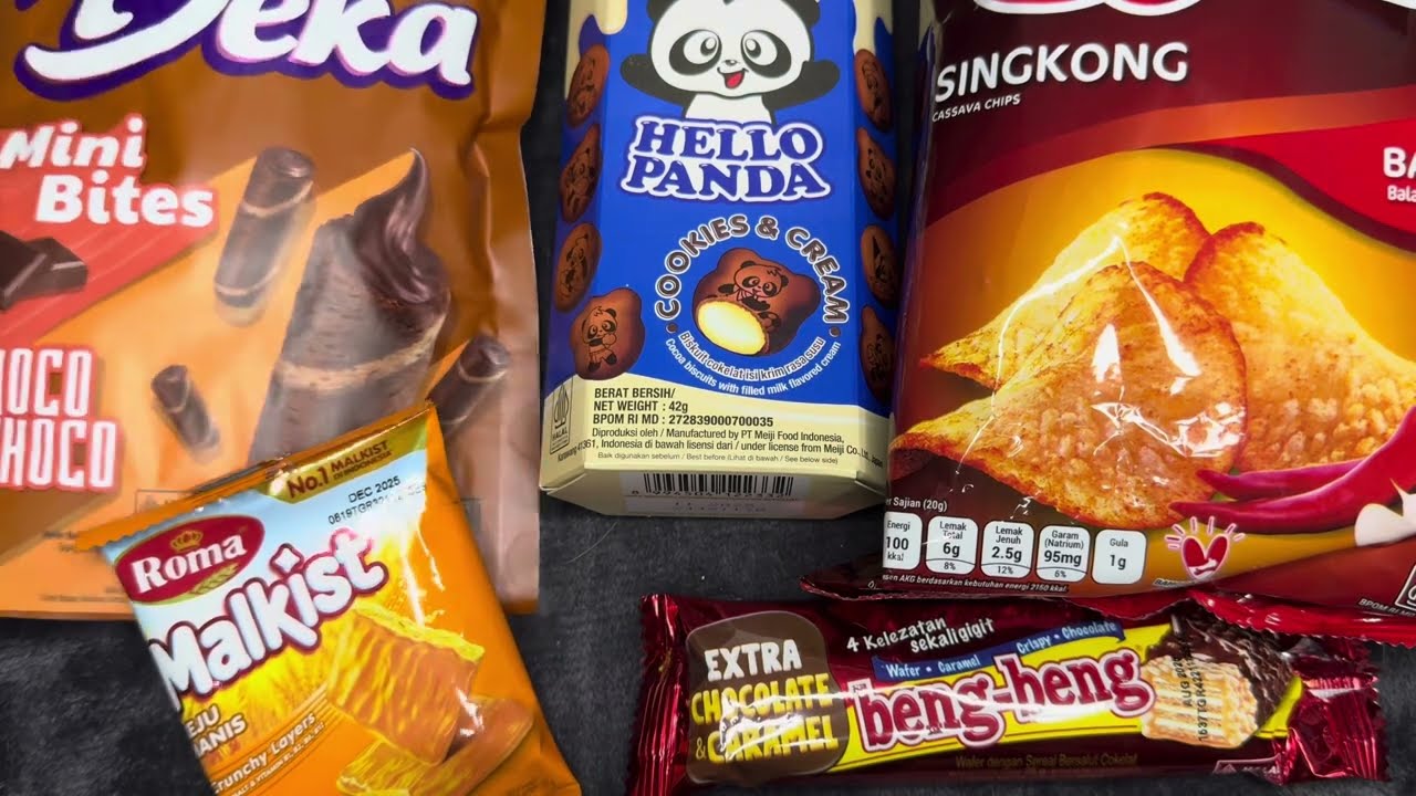 ASMR Snack Crate, Assortment of snacks from around the world!