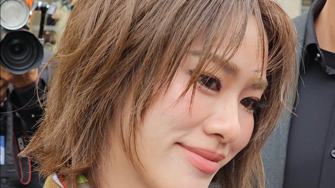 Emi Thasorn leaving MiuMiu Event for the Paris Fashion Week
