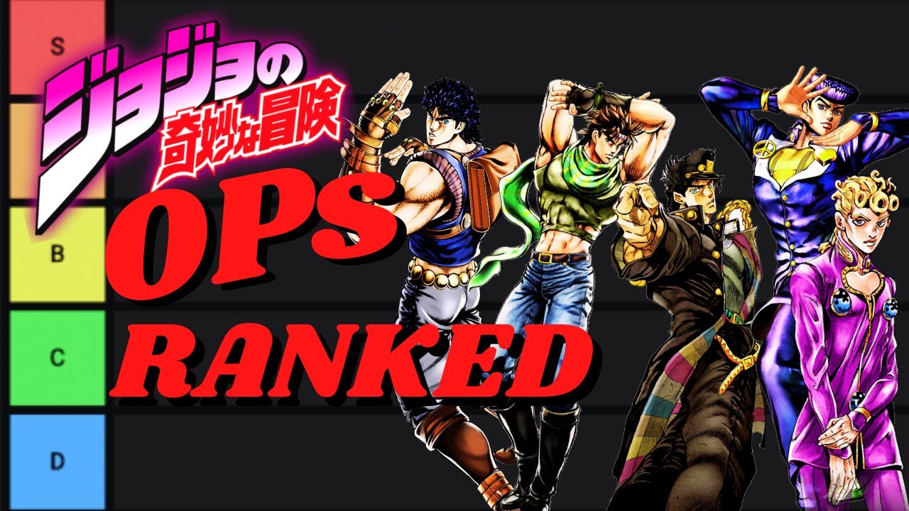 JoJo Openings Tier List