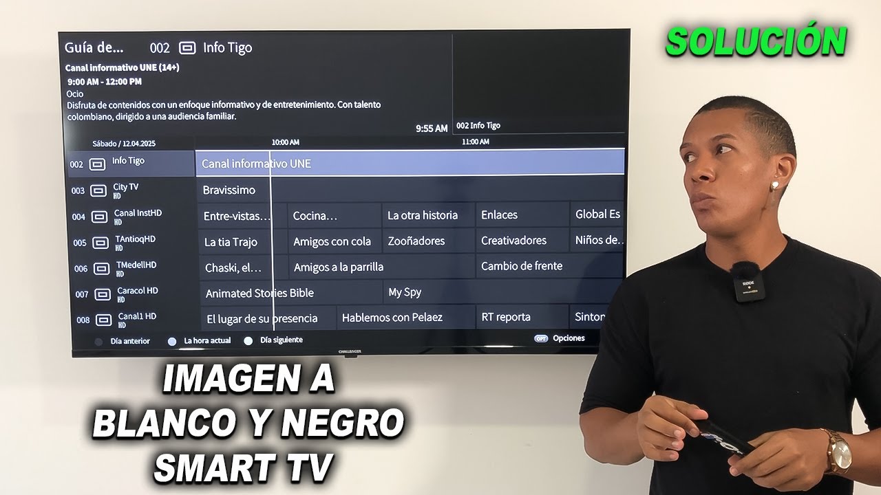 SOLUCIÓN: LA PANTALLA DE Mi SMART TV NO TIENE COLOR | la imagen de mi tv se ve a blanco y negro