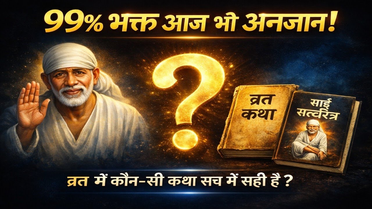 99% भक्त आज भी अनजान! 😱 साईं बाबा व्रत में कौन सी कथा पढ़ना सही है? जल्दी देखें!#saibabamessage 