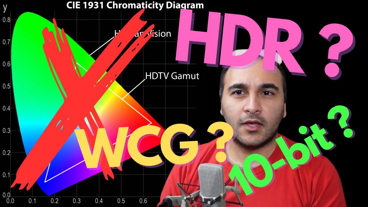 HDR: Everything you need to know | 10-bit color, Wide-Color Gamut, and MORE! #hdr