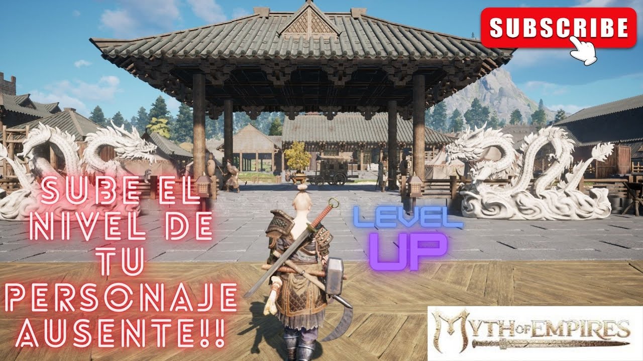 Myth of Empires TRUCO para subir MUY RAPIDO tu personaje estando AFK!