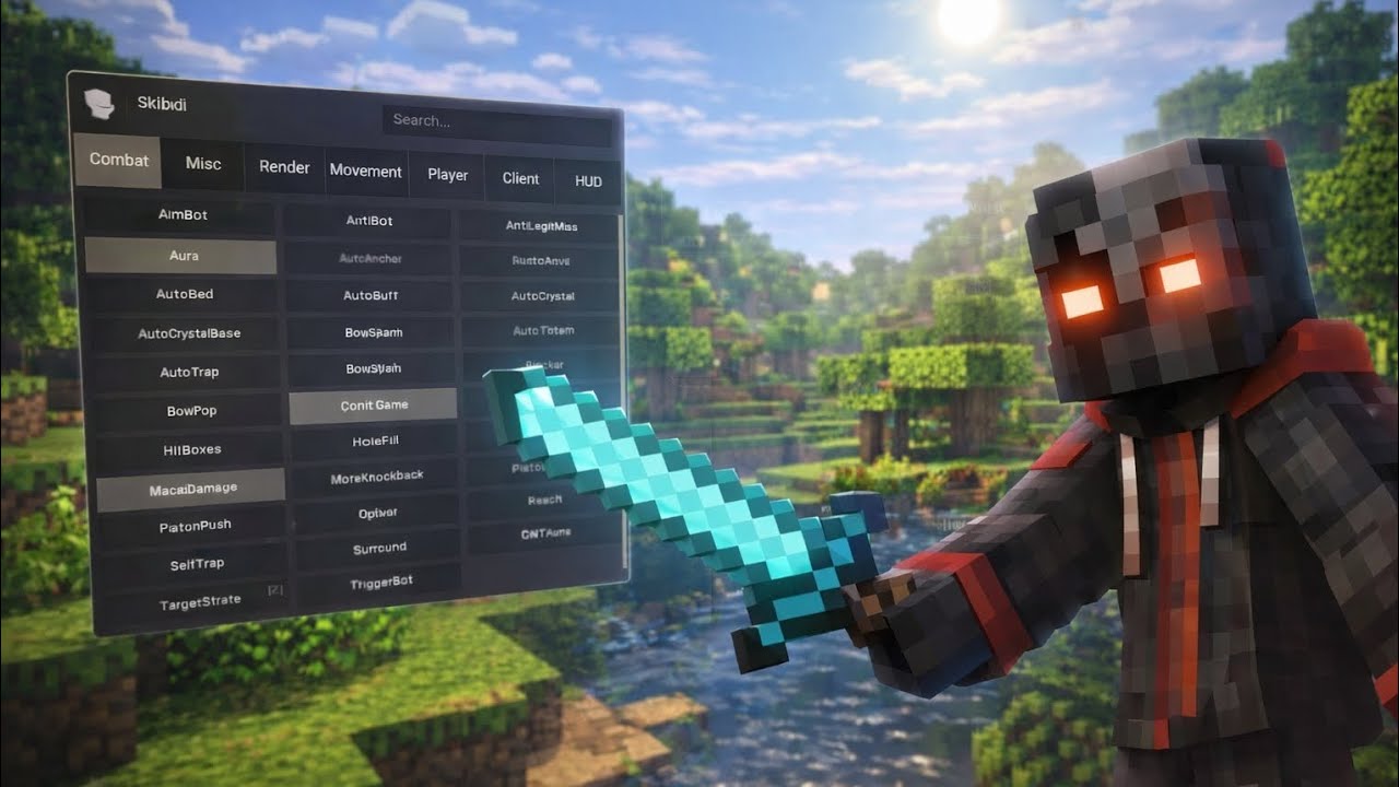 Skibidi ThunderHack V0.100|| for 1.21/1.21.1