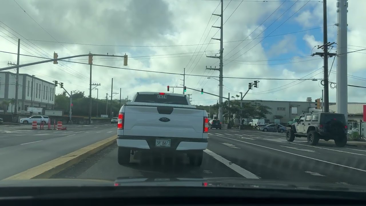 🇬🇺괌🇺🇸 GUAM 괌 농부시장 출발. 마이크로네시아몰 지나서 코스트유레스 데데도 가는 길