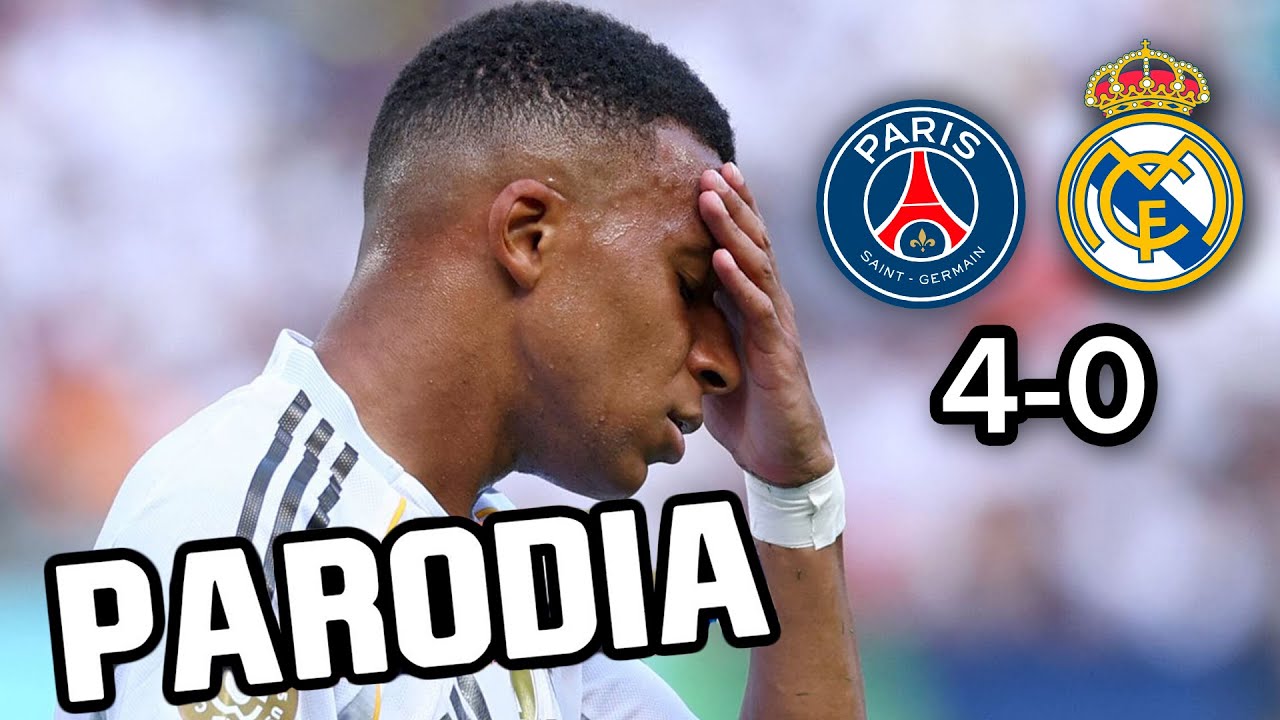 Canci&oacute;n PSG vs Real Madrid 4-0 (Parodia Mbappe - Eladio Carri&oacute;n)