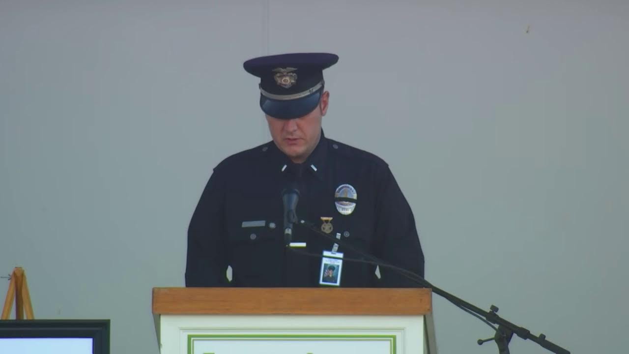 Funeral for LAPD officer Fernando Arroyos