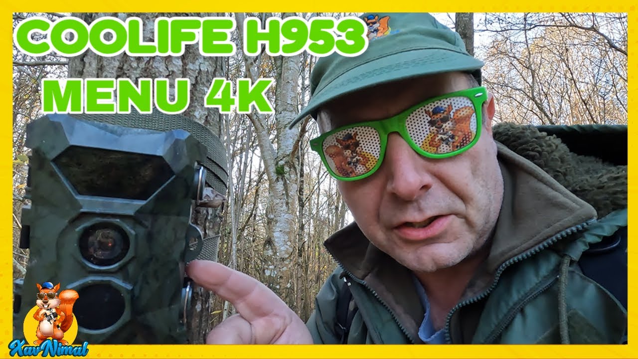 CAMéRA CHASSE COOLIFE H953 4K ▬📸▬  Les bon réglages