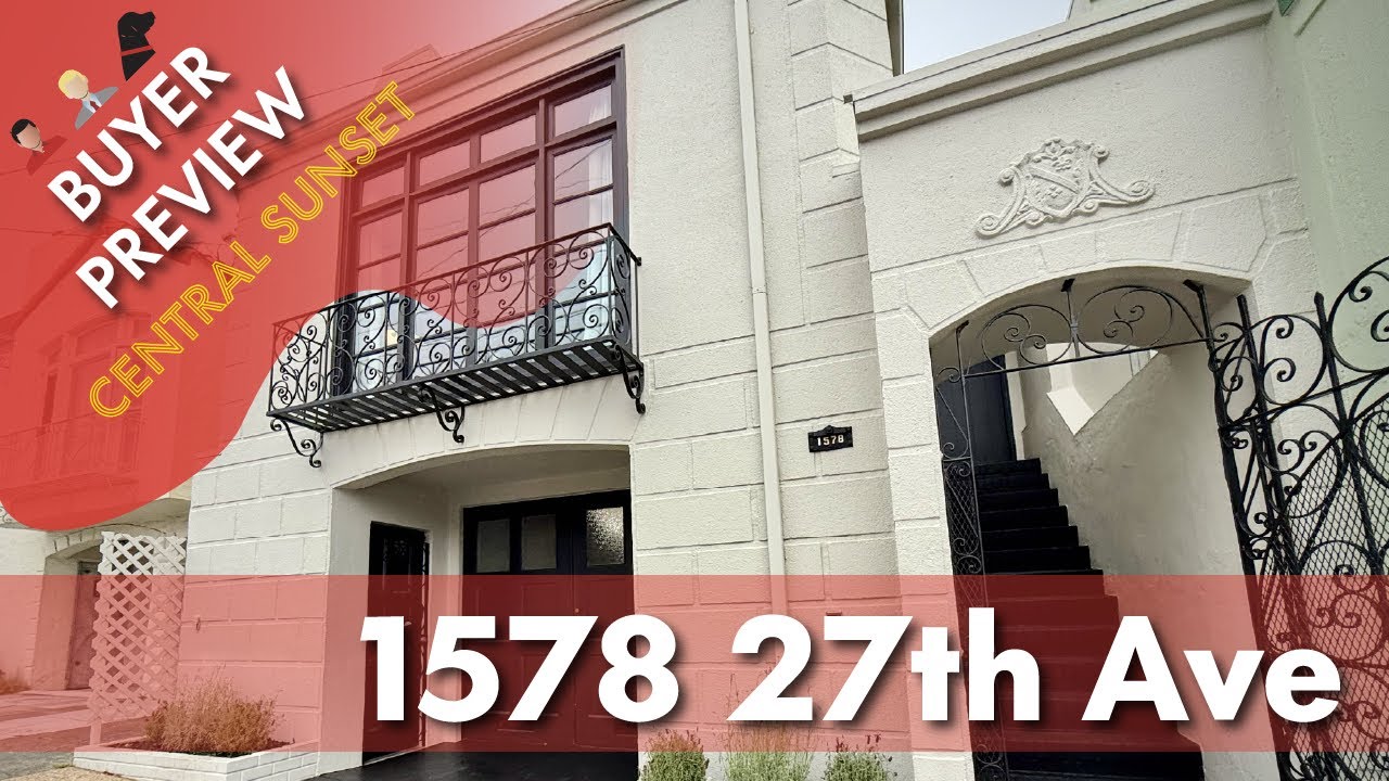Buyer Preview: 1576 27th Avenue, Central Sunset, San Francisco  - 4K