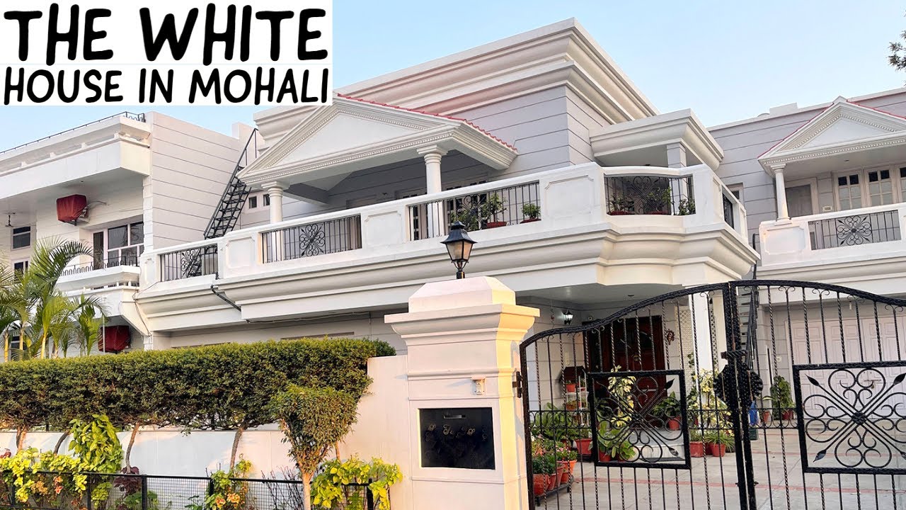 6 BEDROOM ( 509 SQ YARD ) AMAZING CLASSIC DESIGN THE WHITE HOUSE IN MOHALI WITH INTERIOR DESIGN