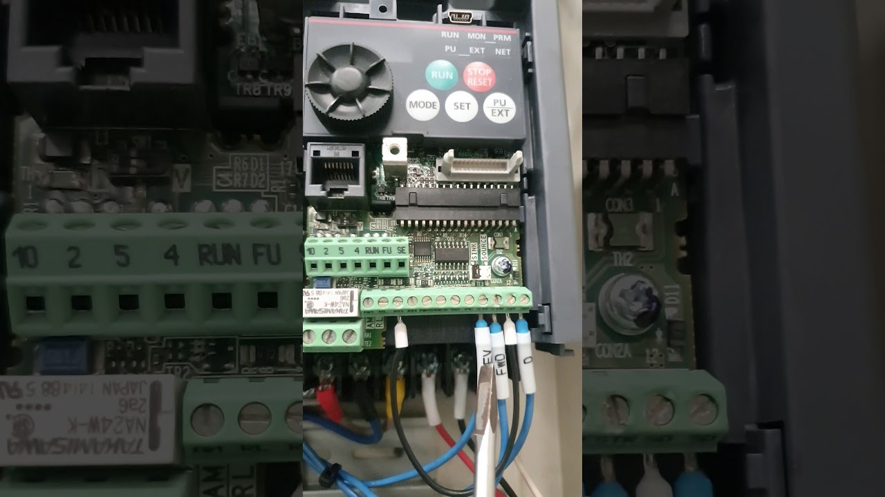 Basic wiring inverter mitsubishi E700