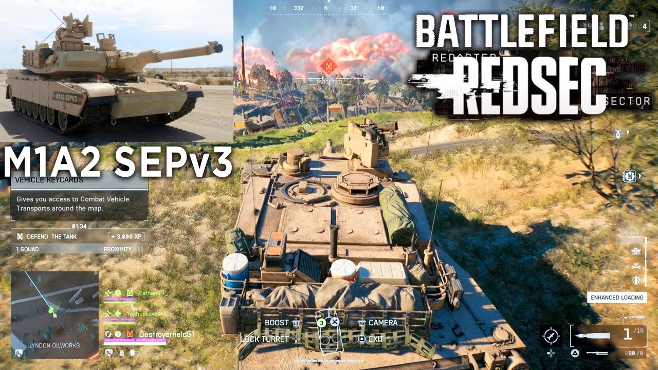 WORLD FIRST Tank Victory in Battlefield REDSEC Battle Royale Gameplay