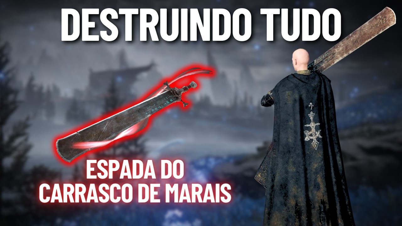 Elden Ring com a arma mais QUEBRADA do jogo