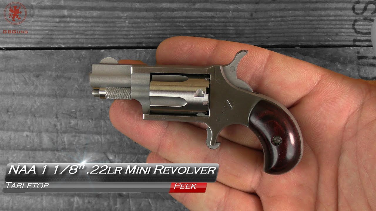 Миниатюрный револьвер North American Arms 22LR Tabletop Peek