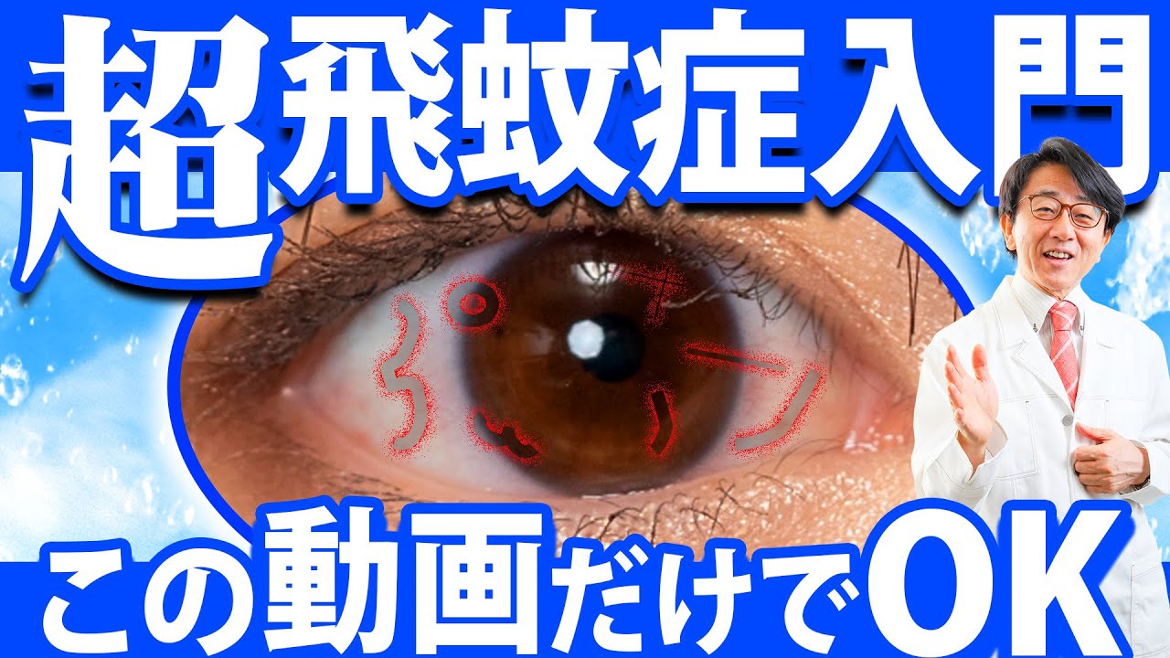 10分でわかる「飛蚊症」これが見えたら目の病気の前兆かもしれません！