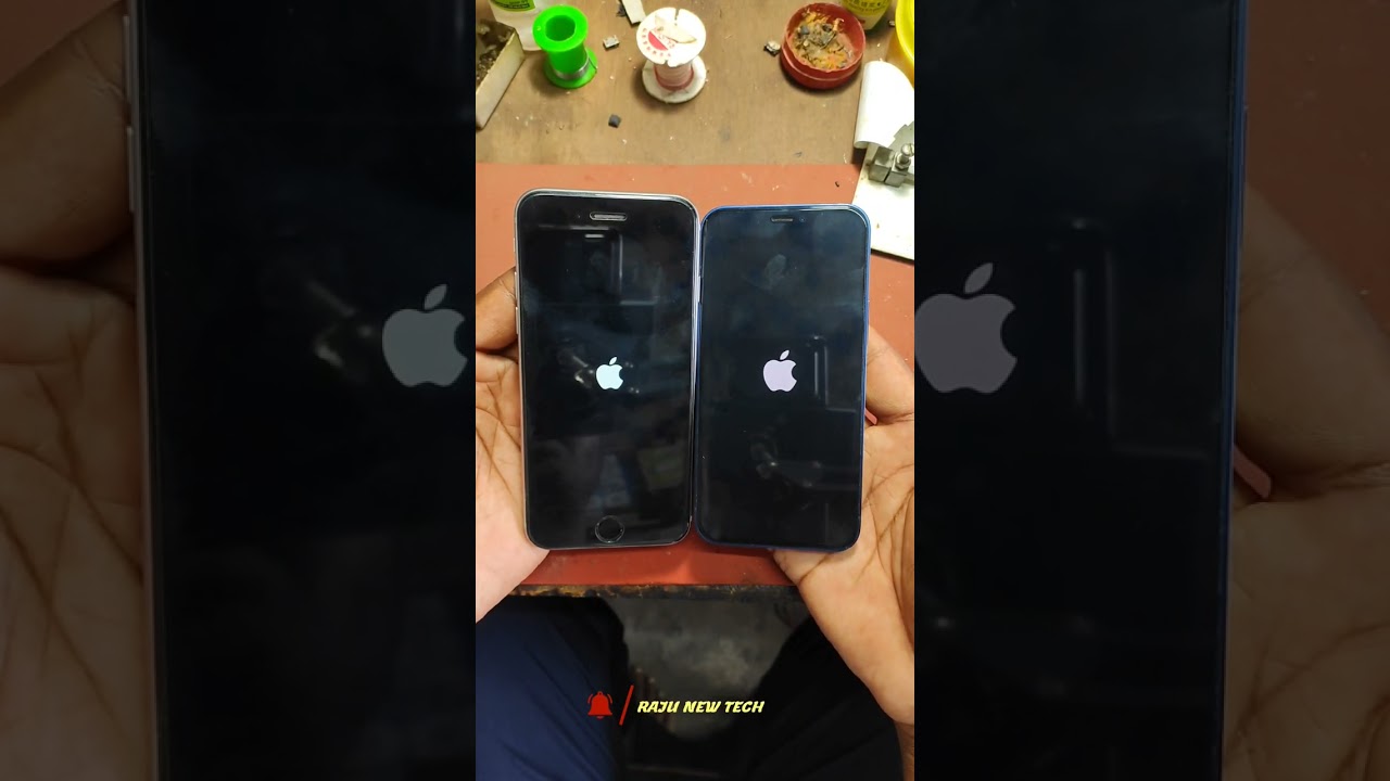 iPhone 12mini Vs iPhone 6s Power on Speed test #reels #ytshorts #shorts #ios #iphone